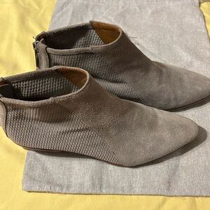 Aquatalia Gray Heeled Boots
